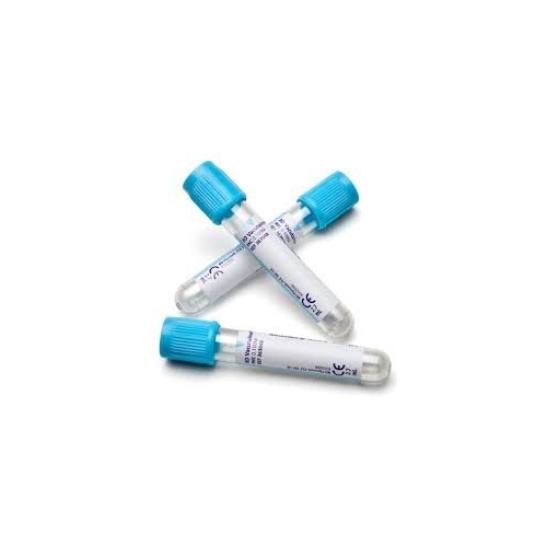Vakuumrör BD Vacutainer pappersetikett – 5/2,7ml Na-Citrat 3,2% ljusblå – 100 st