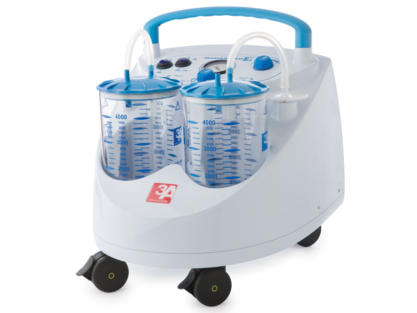 Maxi Aspeed sug 60 l 2×4 l burk med fotströmbrytare – 230V