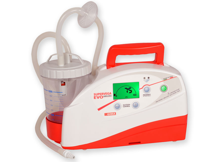 Supervega Evo-batteri sug enhet för ambulans