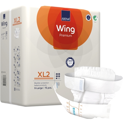 All-in-One-Inkontinenzslip mit Hüftgürtel - ABENA Wing Premium XL2 - 60 St.