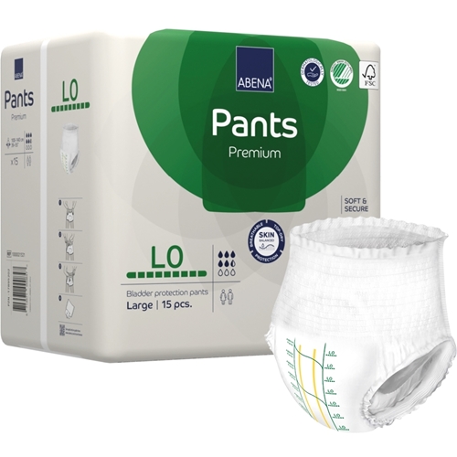 All-in-one-inkontinenssihousut - ABENA Pants Premium L0 - 90 kpl
