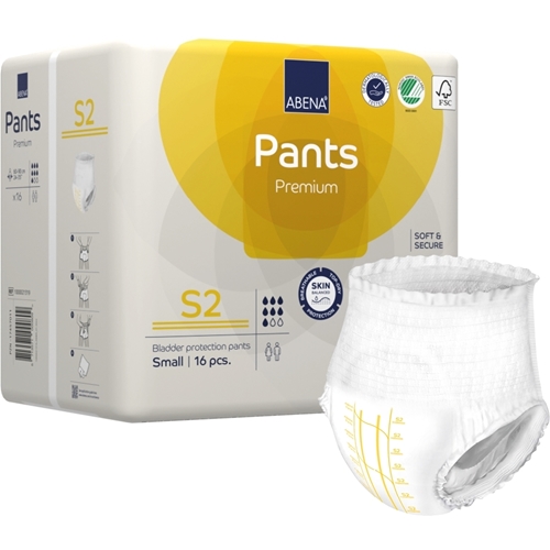 All-in-one-inkontinenssihousut - ABENA Pants Premium S2 - 96 kpl