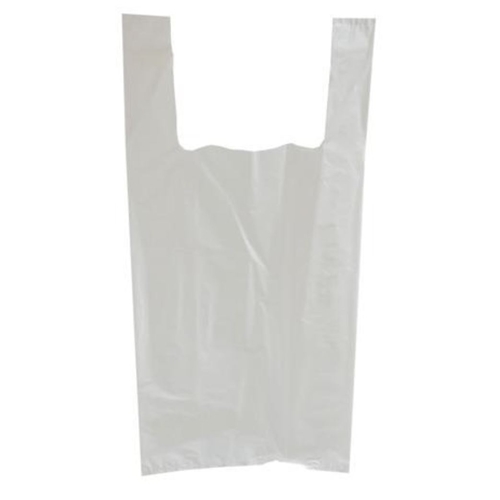 Affaldspose i LLD-plast med knytehåndtag - 20L 300/170x590mm 33my hvid - 25 stk