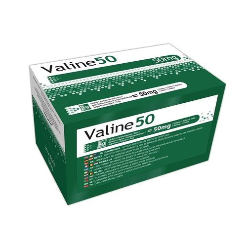 Valine 50 – 30x4g neutral – 30 st