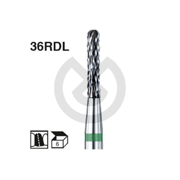 Kronslitsare i karbid – Carbide Bur Fg 36Rd.012