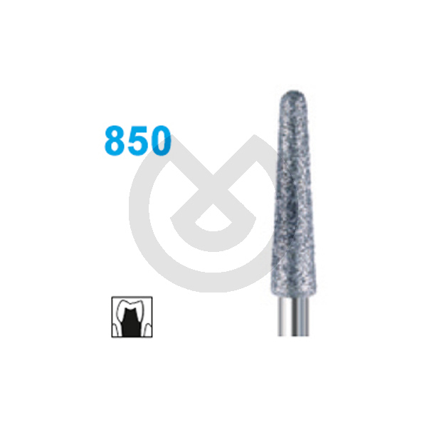 Diamantborr för turbinvinkelstycke, Busch, modell 850 – Diamond Bur 6850.014.Fg Coarse Grit