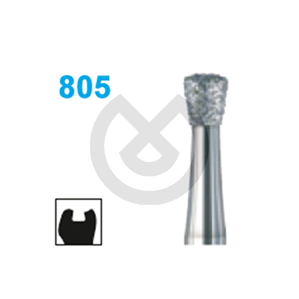 Diamantborr för turbinvinkelstycke, Busch, modell 805 – Diamond Bur 805.014. Medium Grit