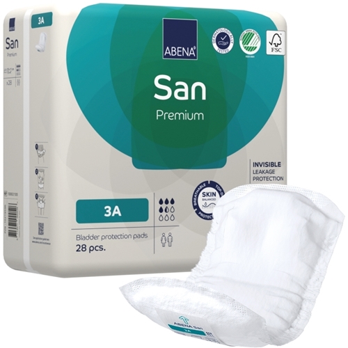 Inkontinensbind til fiksering i bukser - ABENA San Premium 3A - 196 stk