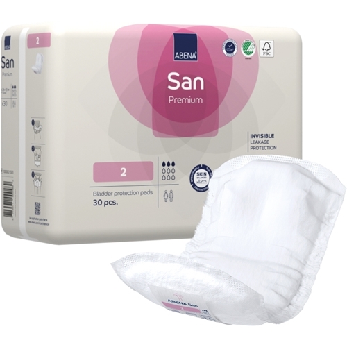 Inkontinensbind til fiksering i bukser - ABENA San Premium 2 - 240 stk.