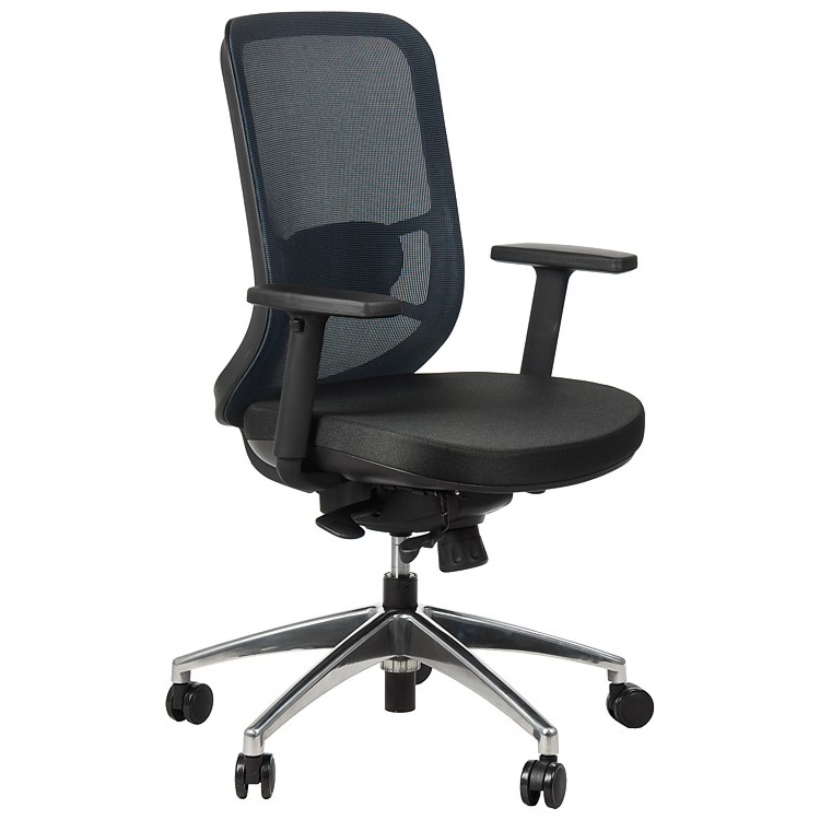 Kontorstol med justerbart sæde - GN-310/ALU - blå