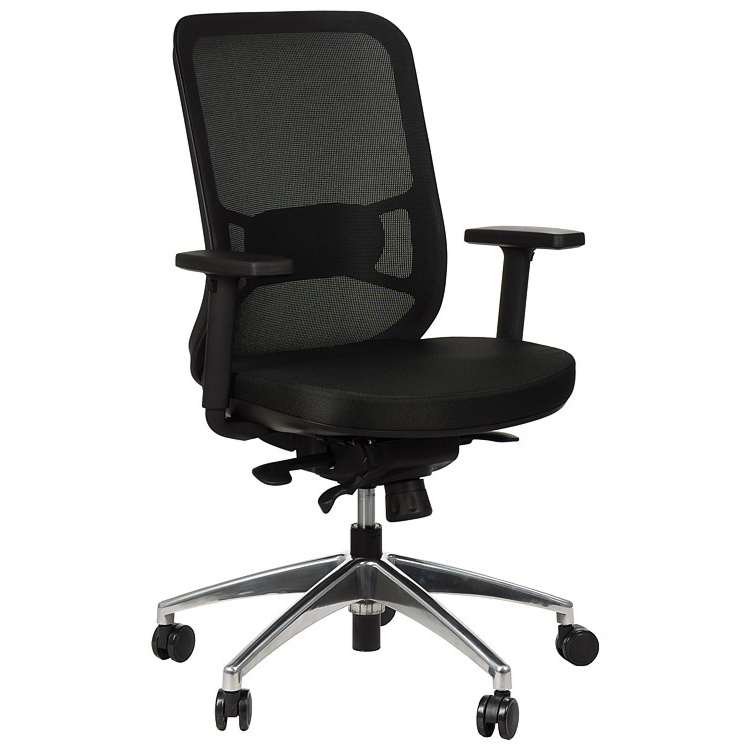 Kontorstol med justerbart sæde - GN-310/ALU - sort