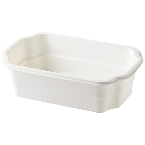 PP takeaway-form Duniform - 1750ml 250x159x70mm 1-rums hvid - 220 stk