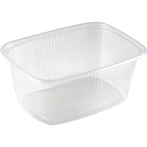 Pojemnik prostokątny Plastform PP - 250ml 105x80x50mm transparentny - 100 szt.
