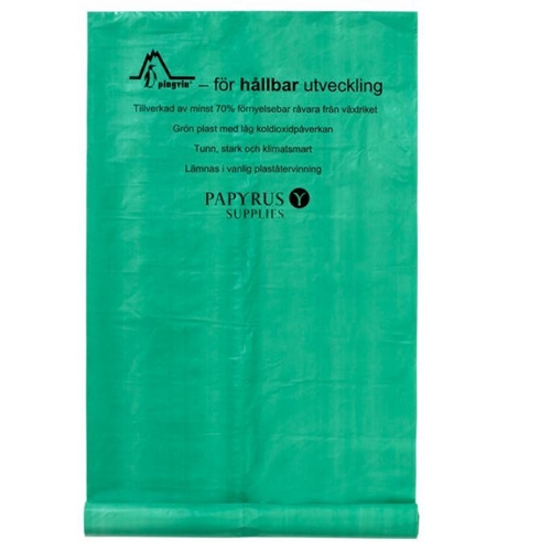 Affaldssæk i LLD-plast COEX - 125L 400/350x1150mm 45my grøn - 200 stk