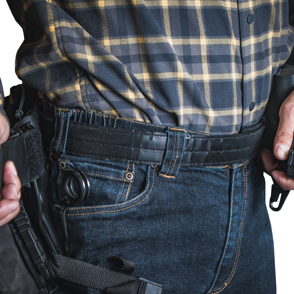 image of a peerson putting a belt onto the inner belt
