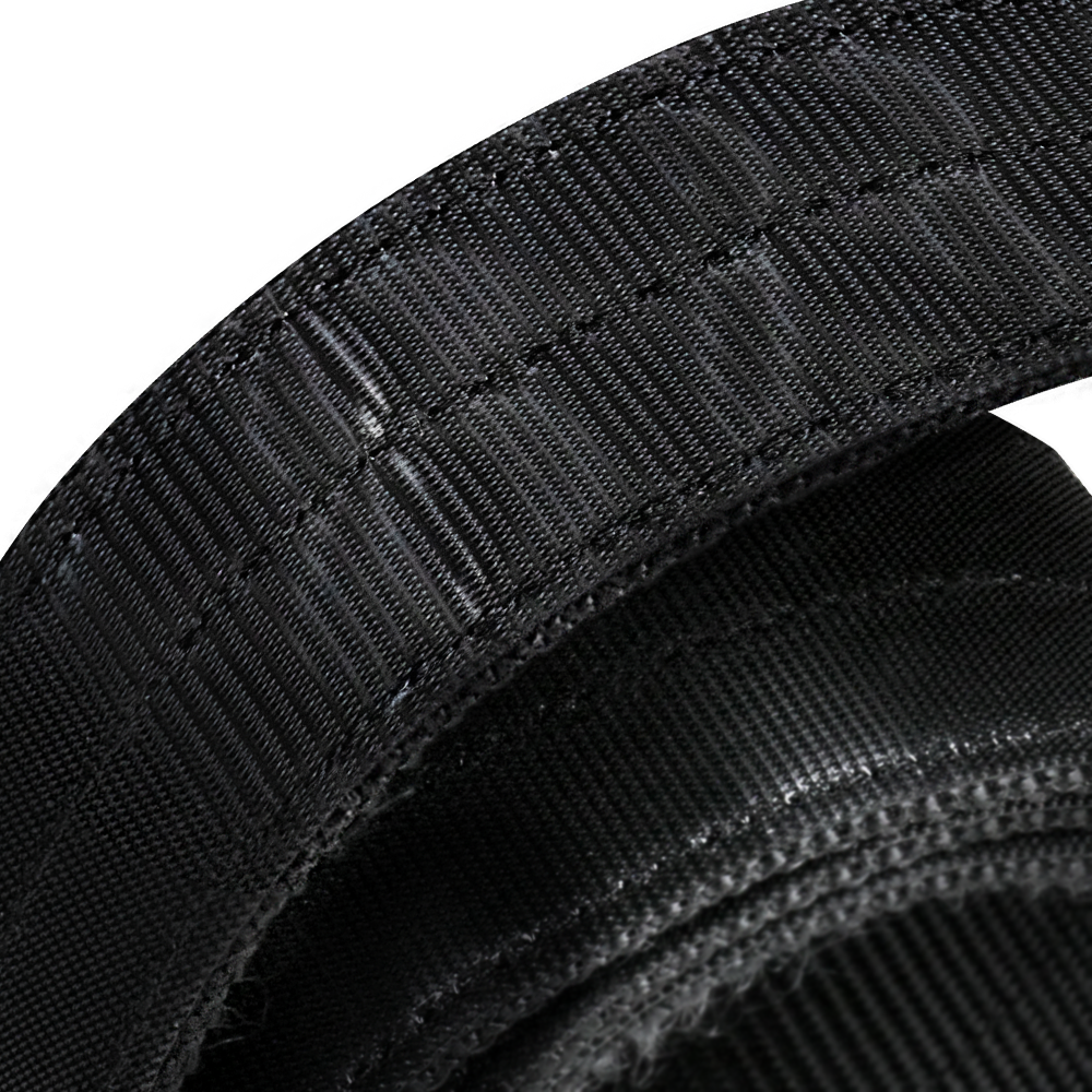 Close-up image of the hook material for the hook and loop inner belt