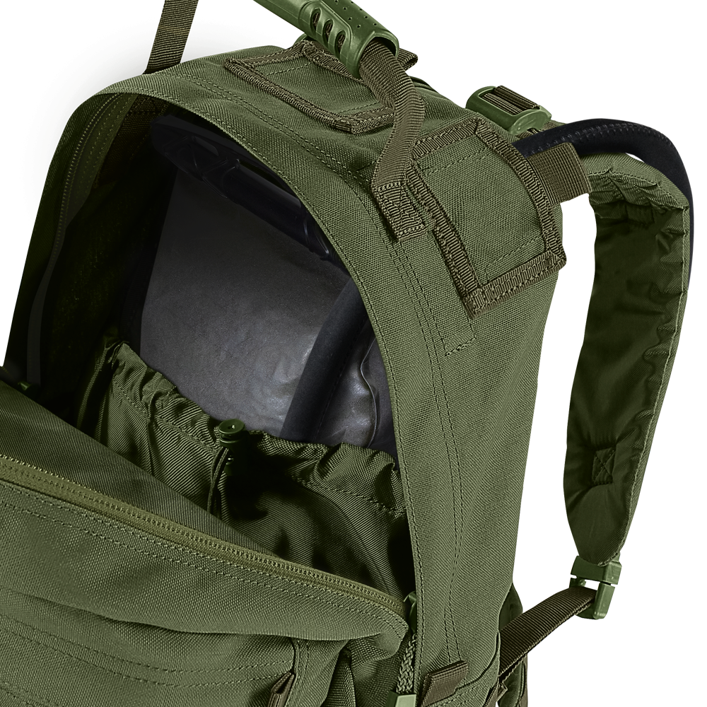 Image showing the hydration compatability on the medium assault pack