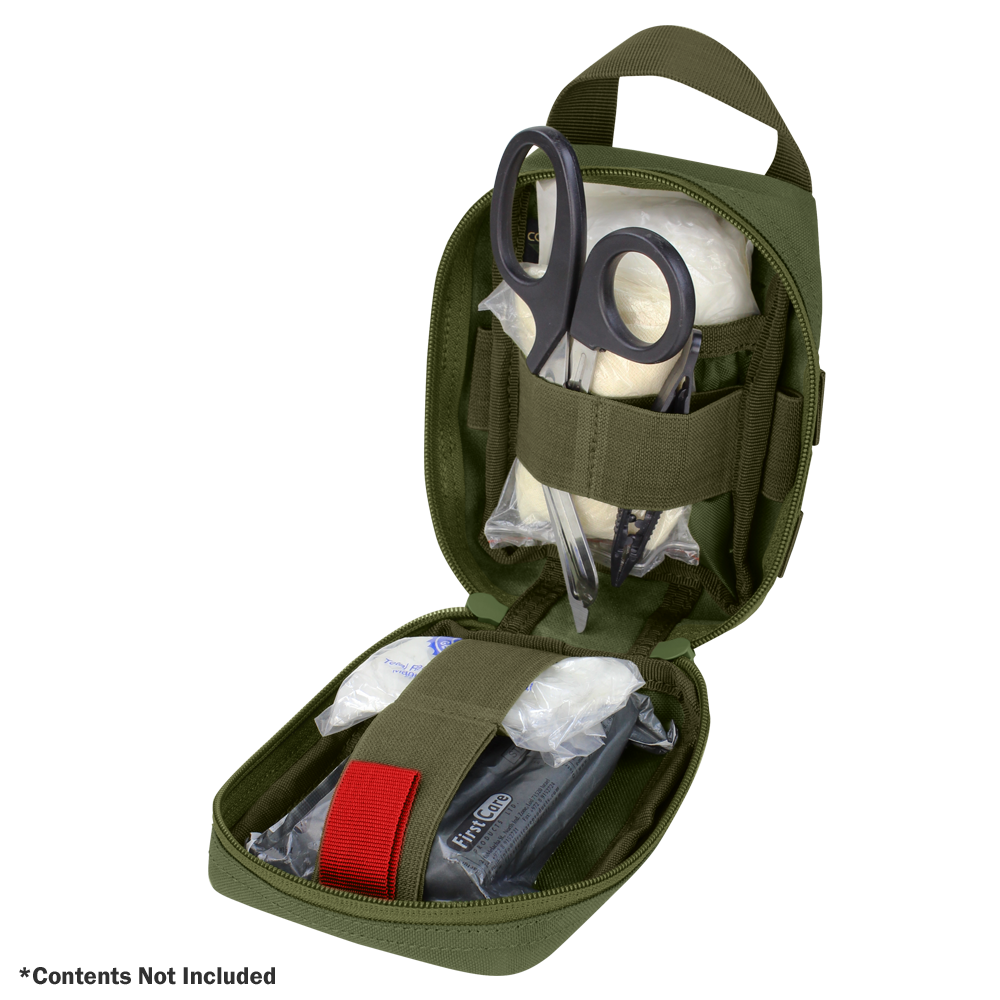 Image of the rip-away lite opened up and filled with items