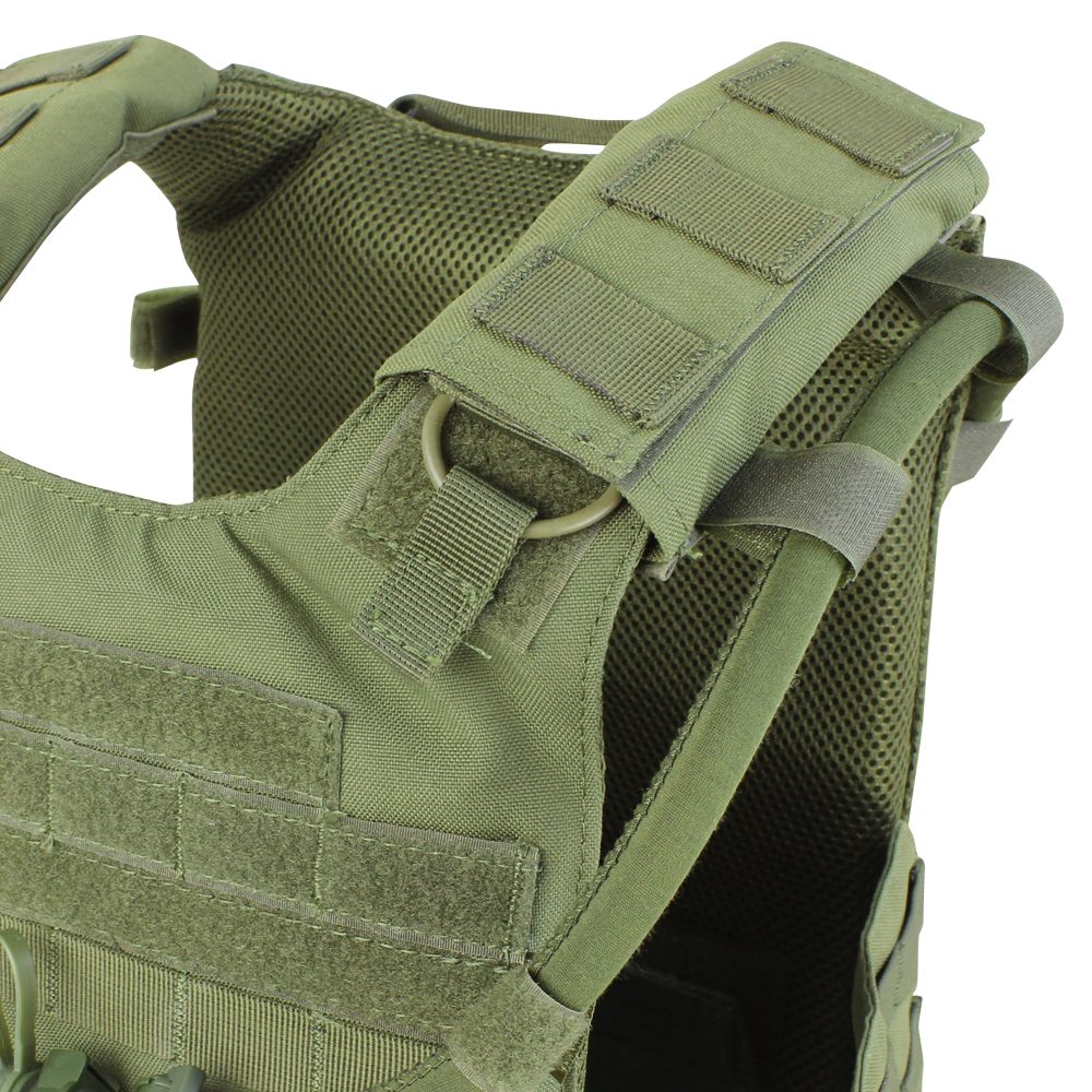 Image of the quick release system on the gunner plate carrier