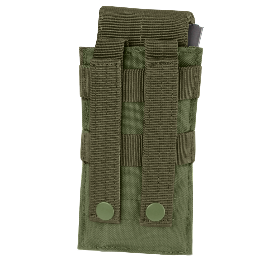 Image showing the back of the pouch molle area