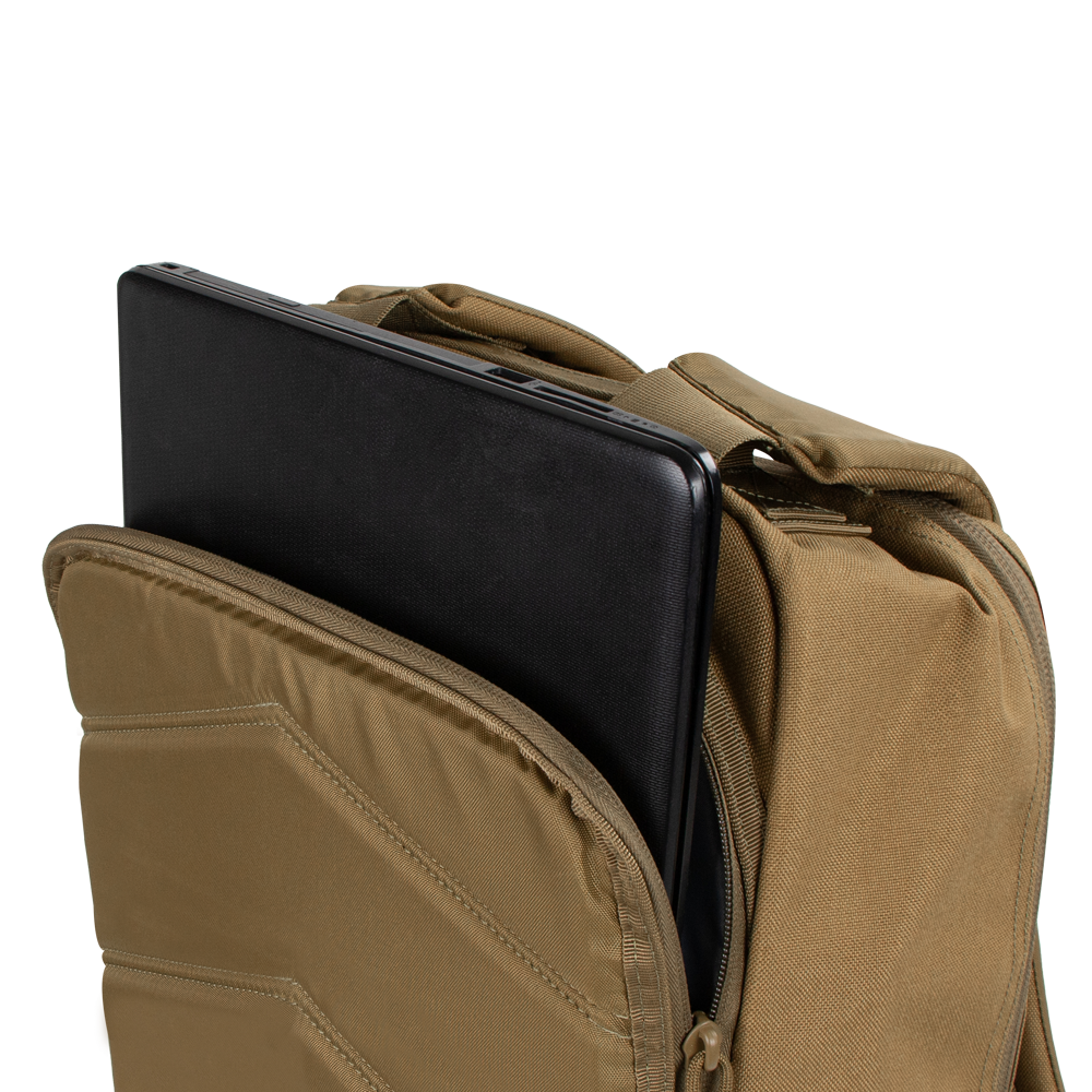 Close up image showing the laptop compartment on the Prime Pack