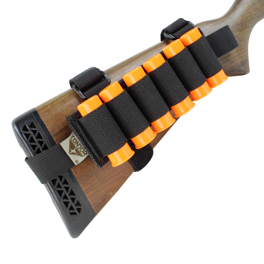 Image of the shotgun strip mounted to the buttstock of a weapon