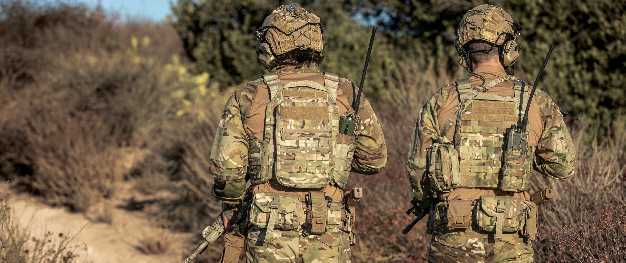 Image of the first response pouch in multicam attached to a belt