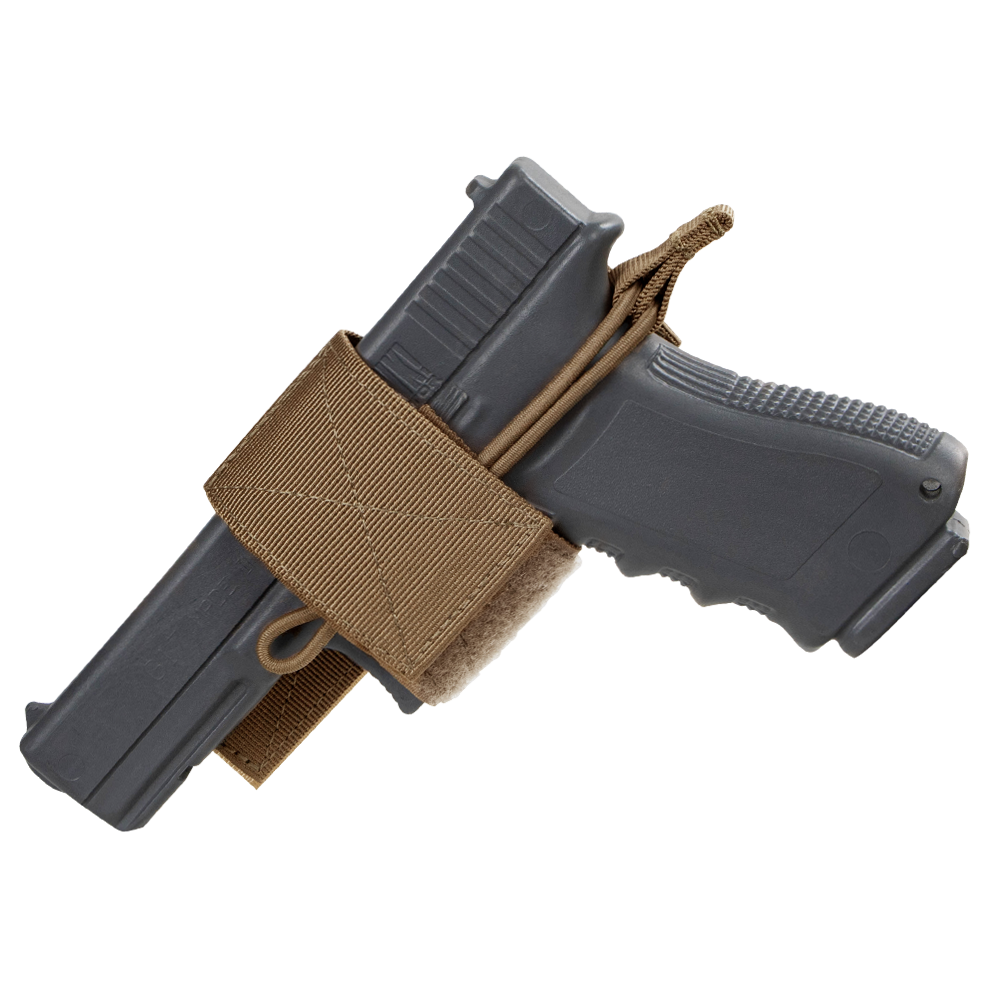 Image of a pistol in the holster