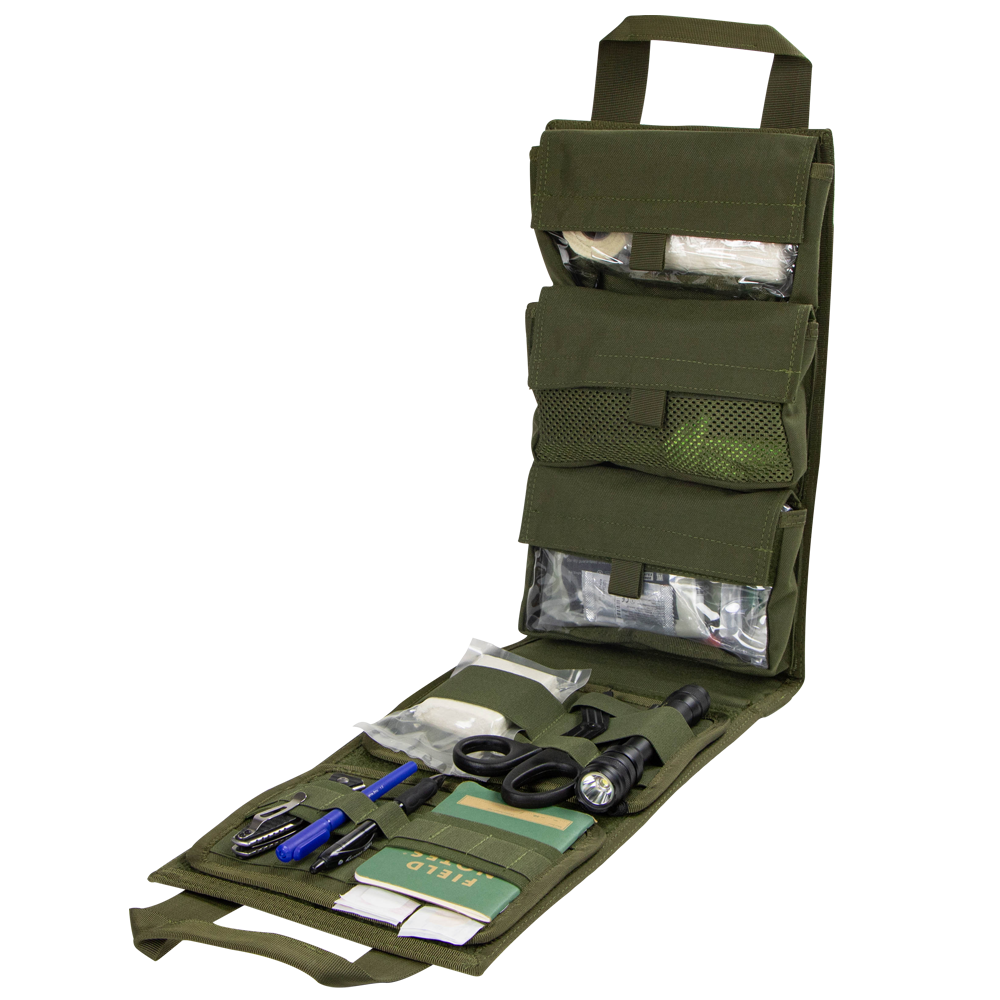image of the pack insert showing a medical gear loadout