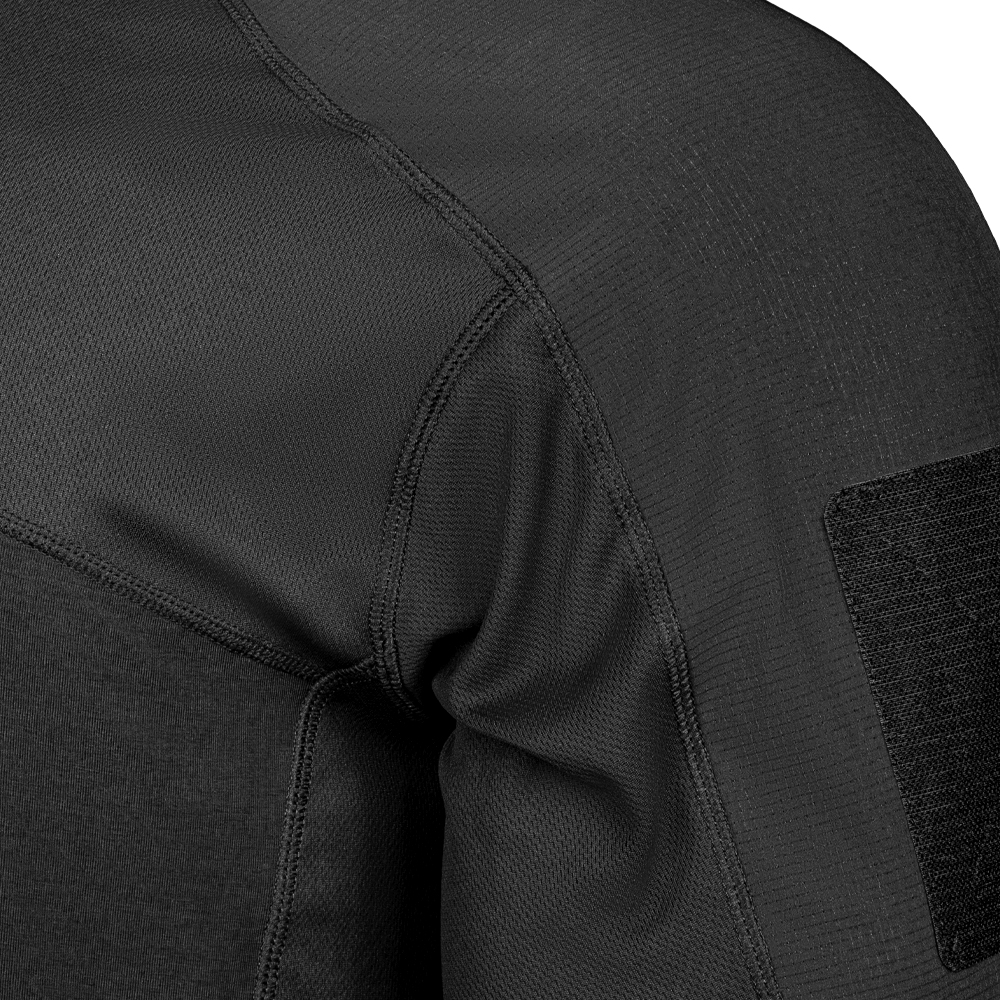 Image of the different materials on the tactical sun shirt