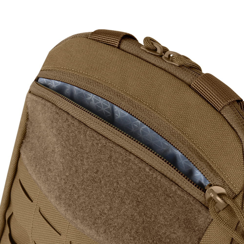 Image of the secondary compartment opening