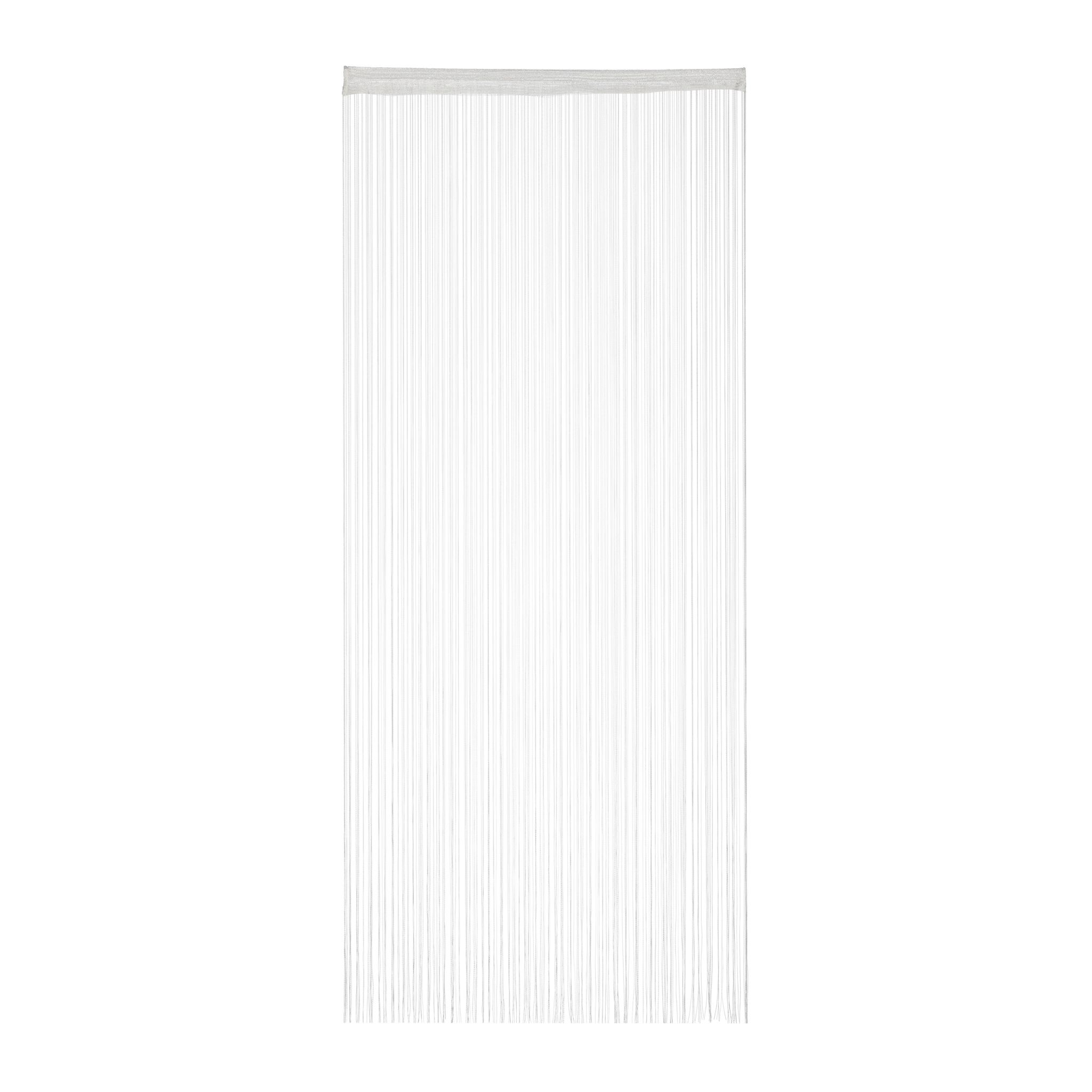 Fadenvorhang 90 x 245 cm Weiss