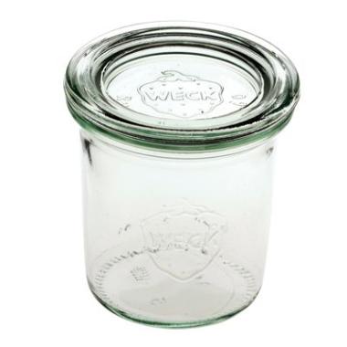 Patentglas Weck uden Låg i Glas 160 ml - 6 stk/pk