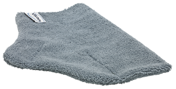 Mikrofiberhandske, 260 mm, Grå
