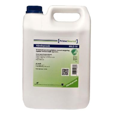 Prime Source Mild 10 Håndopvask Svanemærket u/Farve/Parfume - 5 L