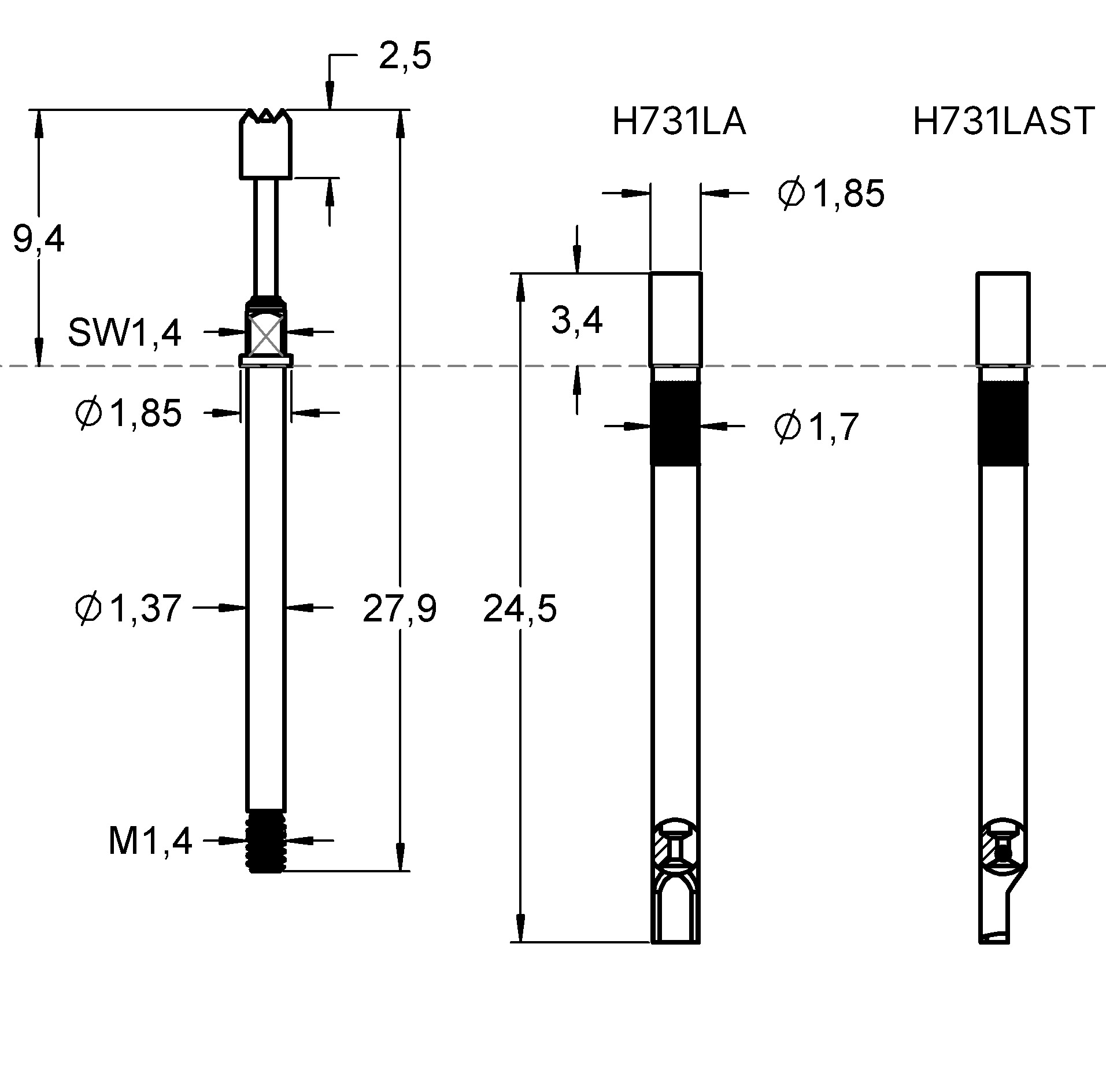 HCF73106B130G500 Family designation