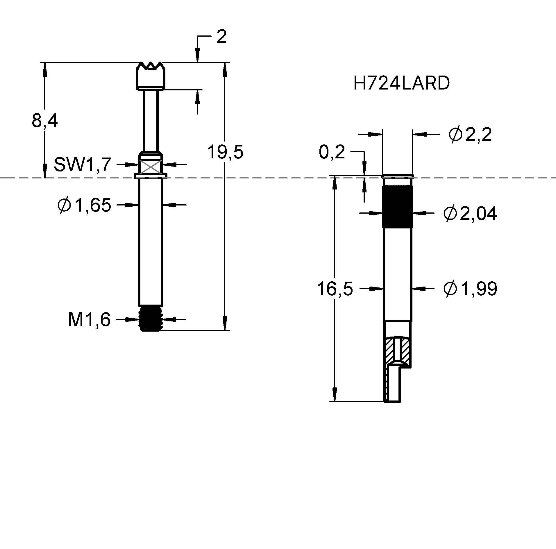 H724LARD 家族图示