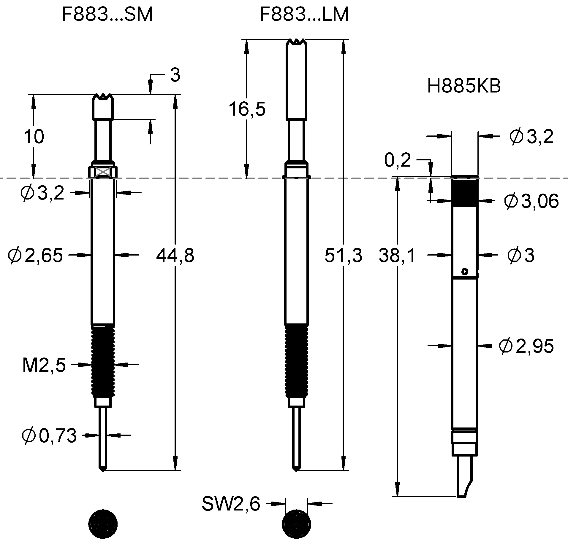 F88305B230G230SM Family designation