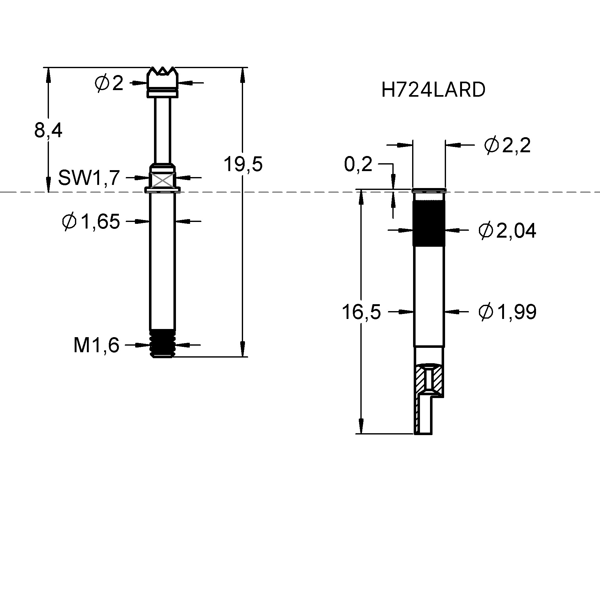 HCF72406B200G150A Family designation