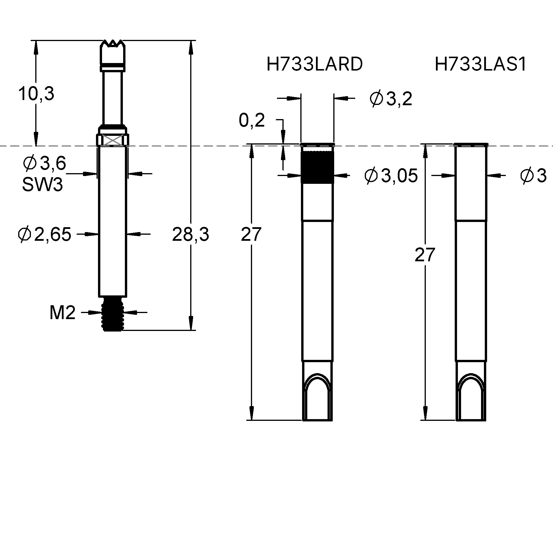 HCF73321B180G600 제품군 도면