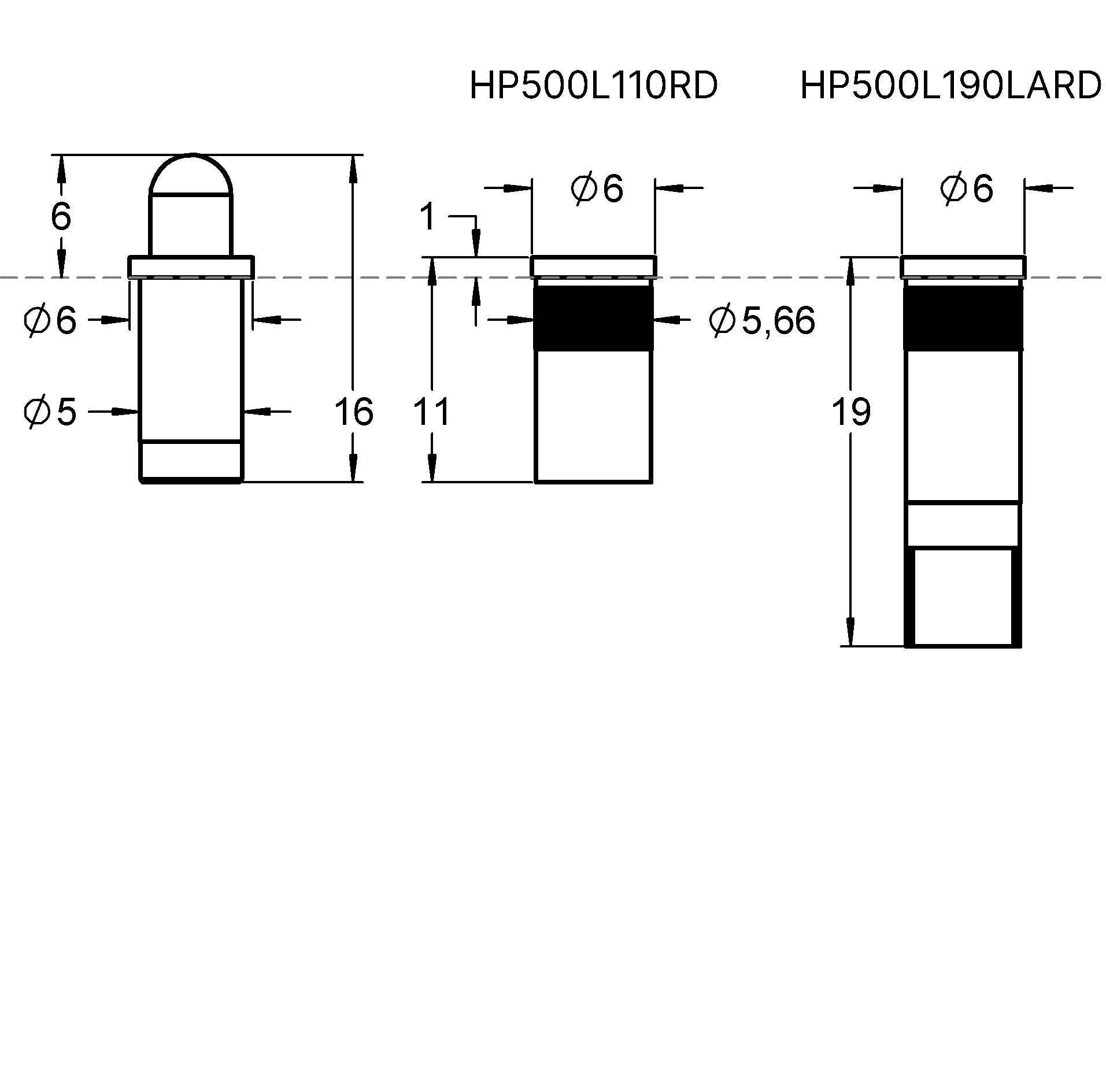 HP500L190LARD Family designation