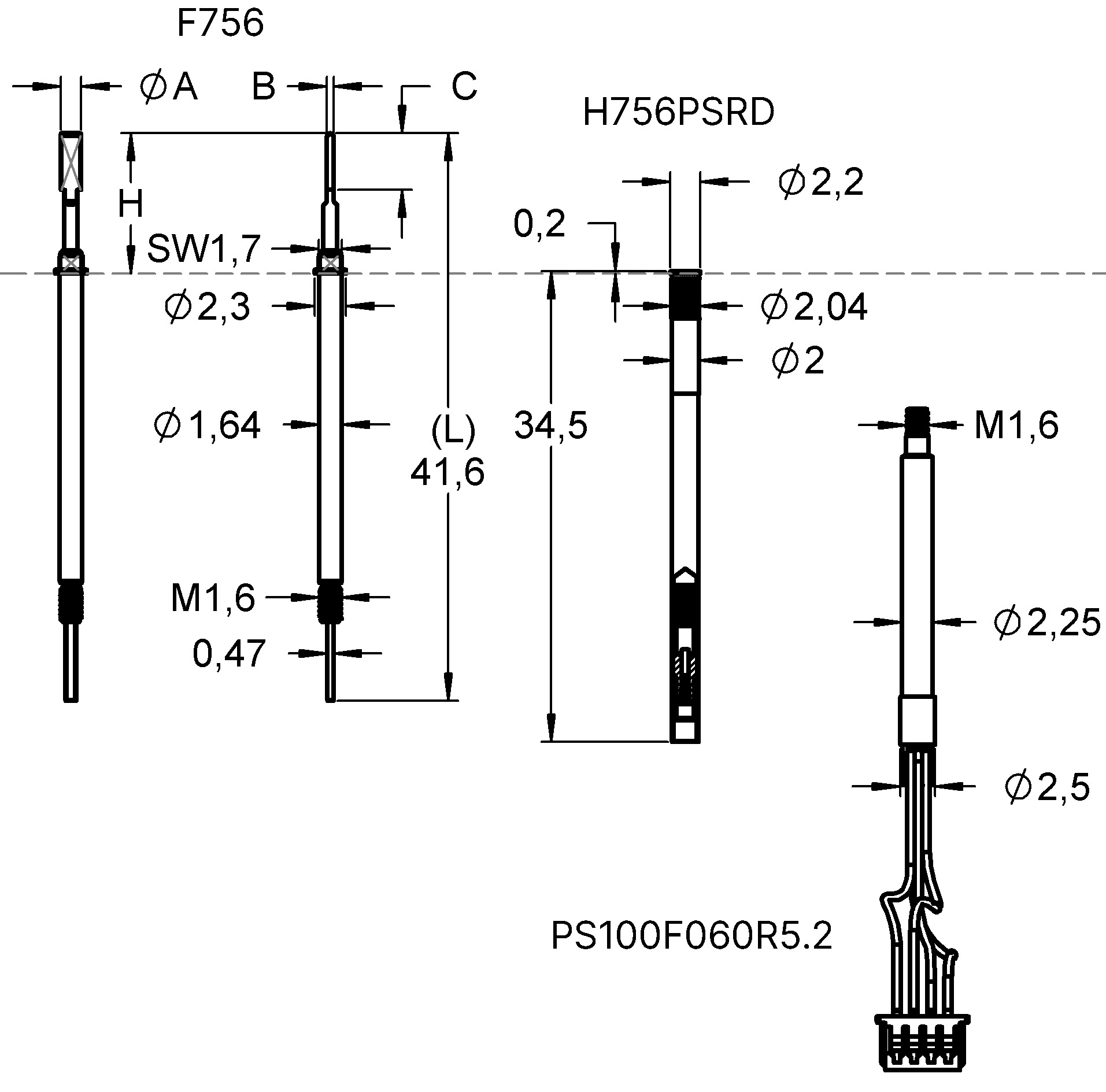 H756PSRD 제품군 도면