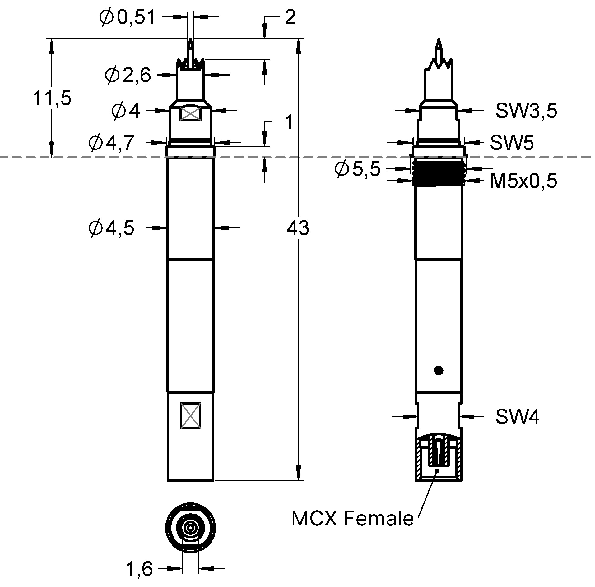HF860PCBCO016G930MCXfS Denominación de la familia