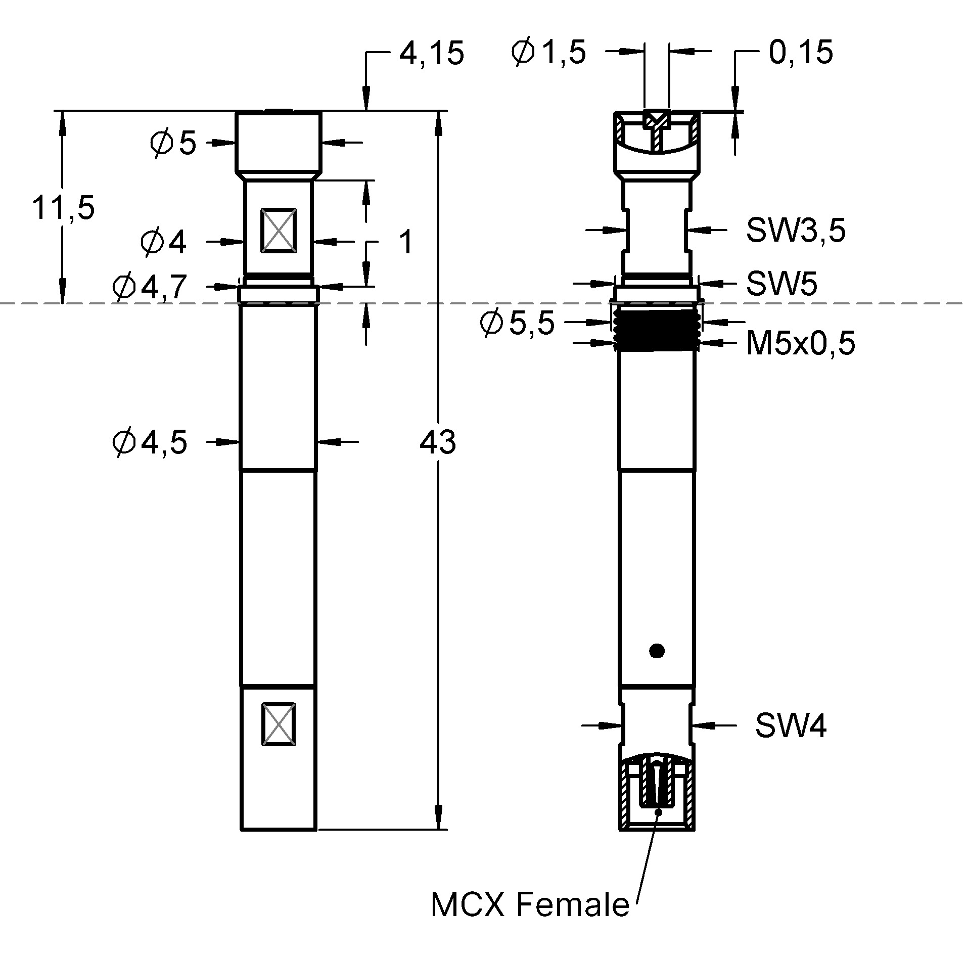 HF860SMCm015G530MCXfS Désignation de la famille