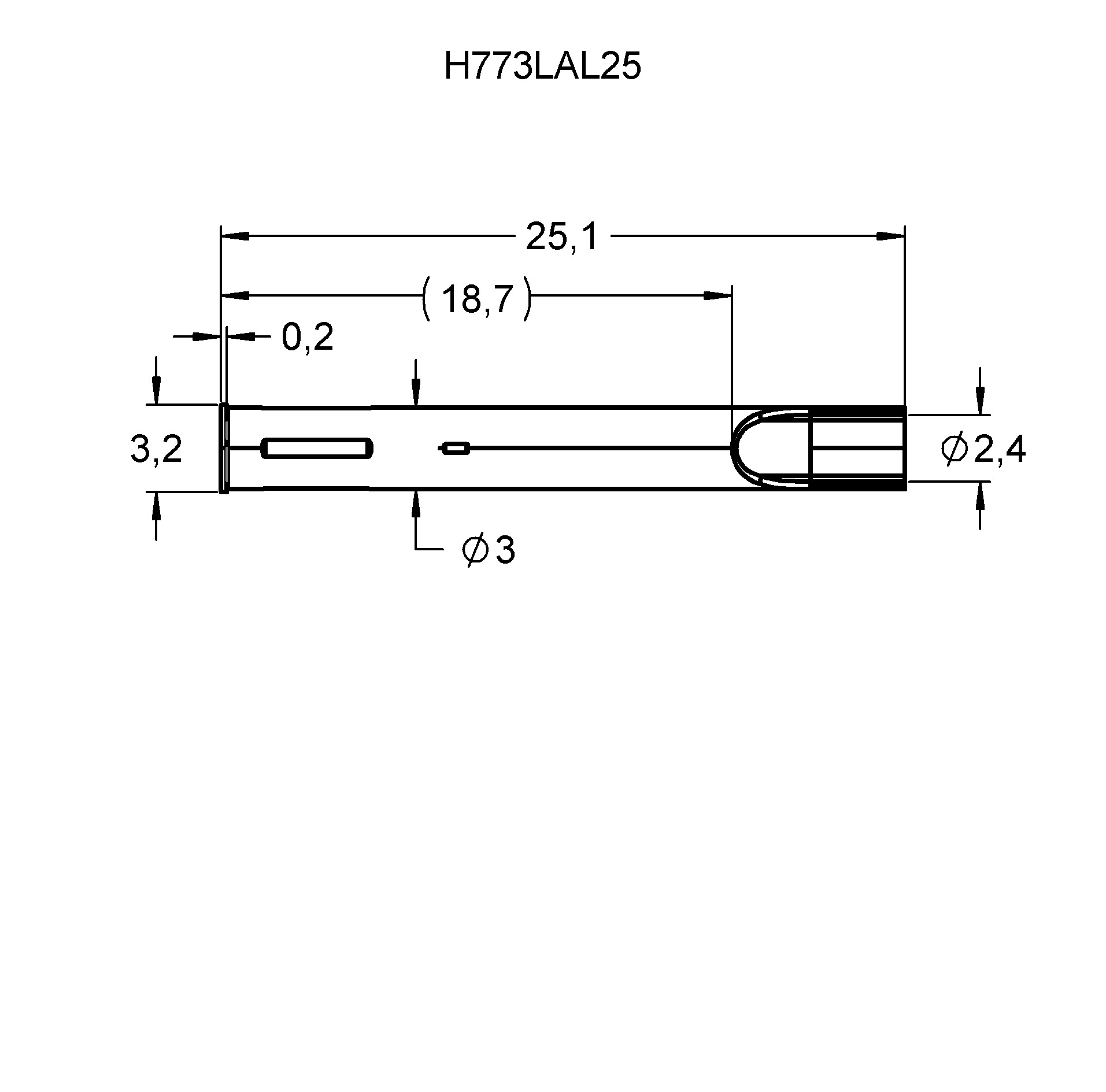 H773LAL25 类似针套概述