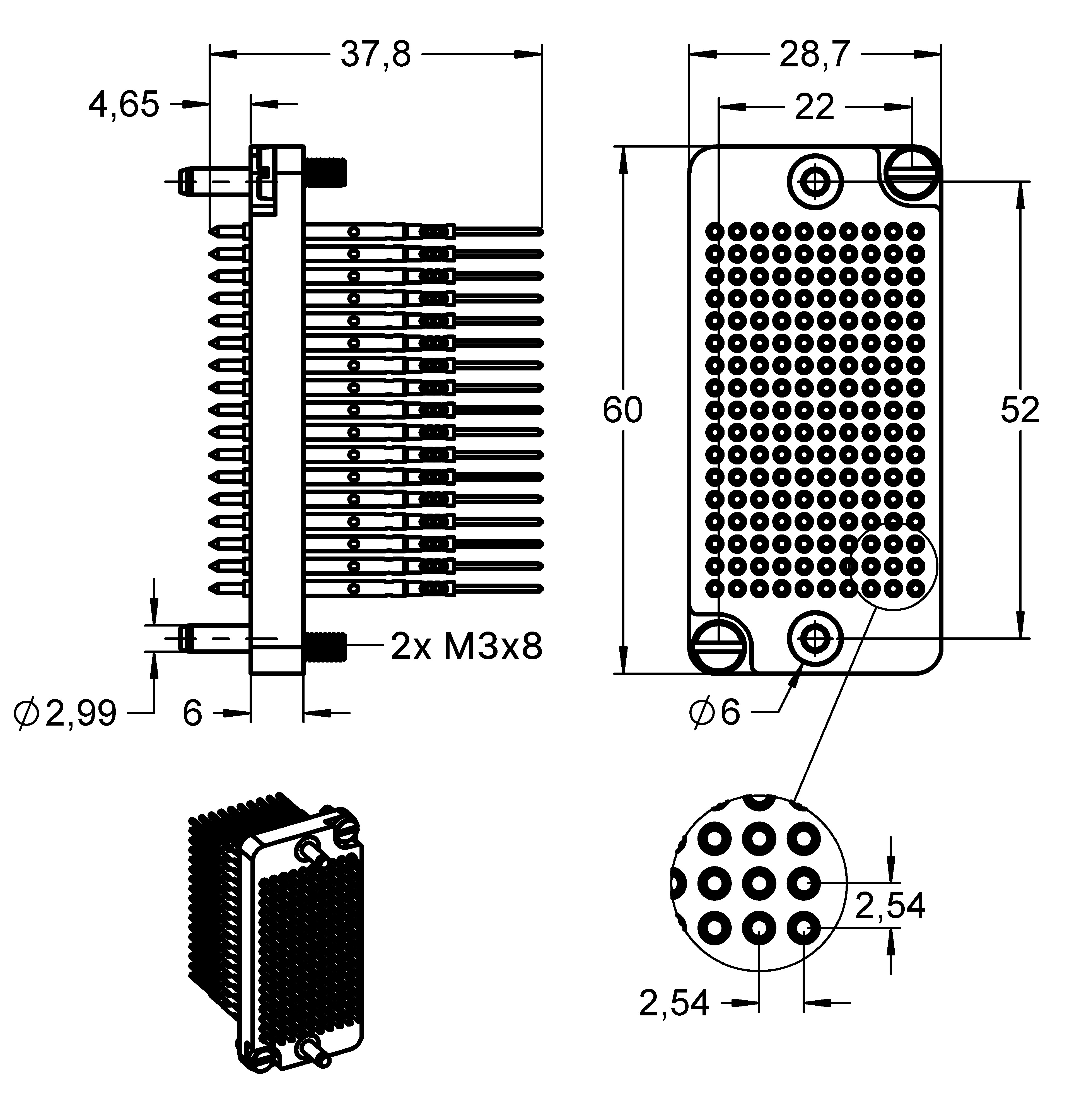 IB-R-SB-170-4A-WW-03-FL 제품군 도면