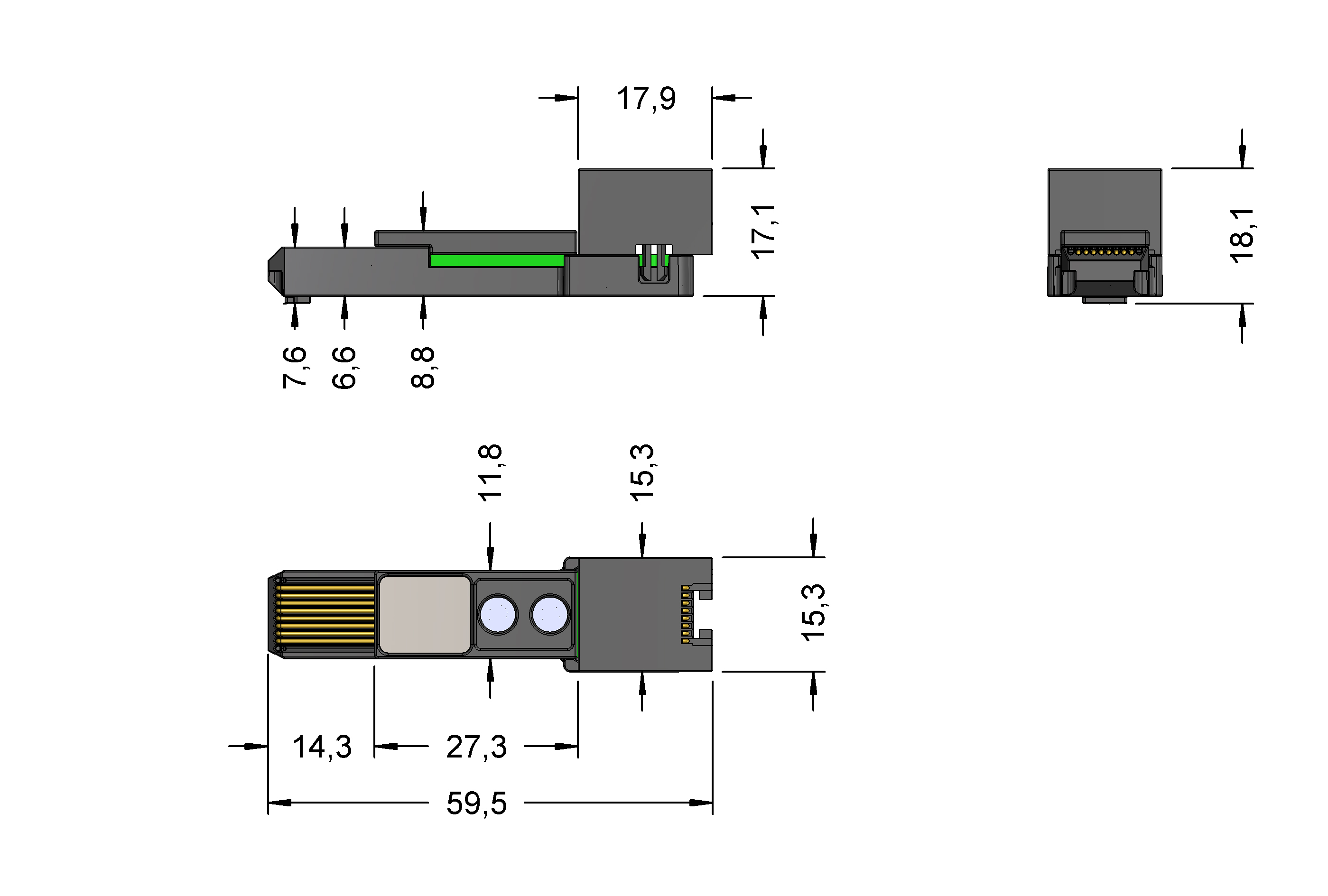 TC-P 201 008 RJ 45 Bản vẽ gia đình