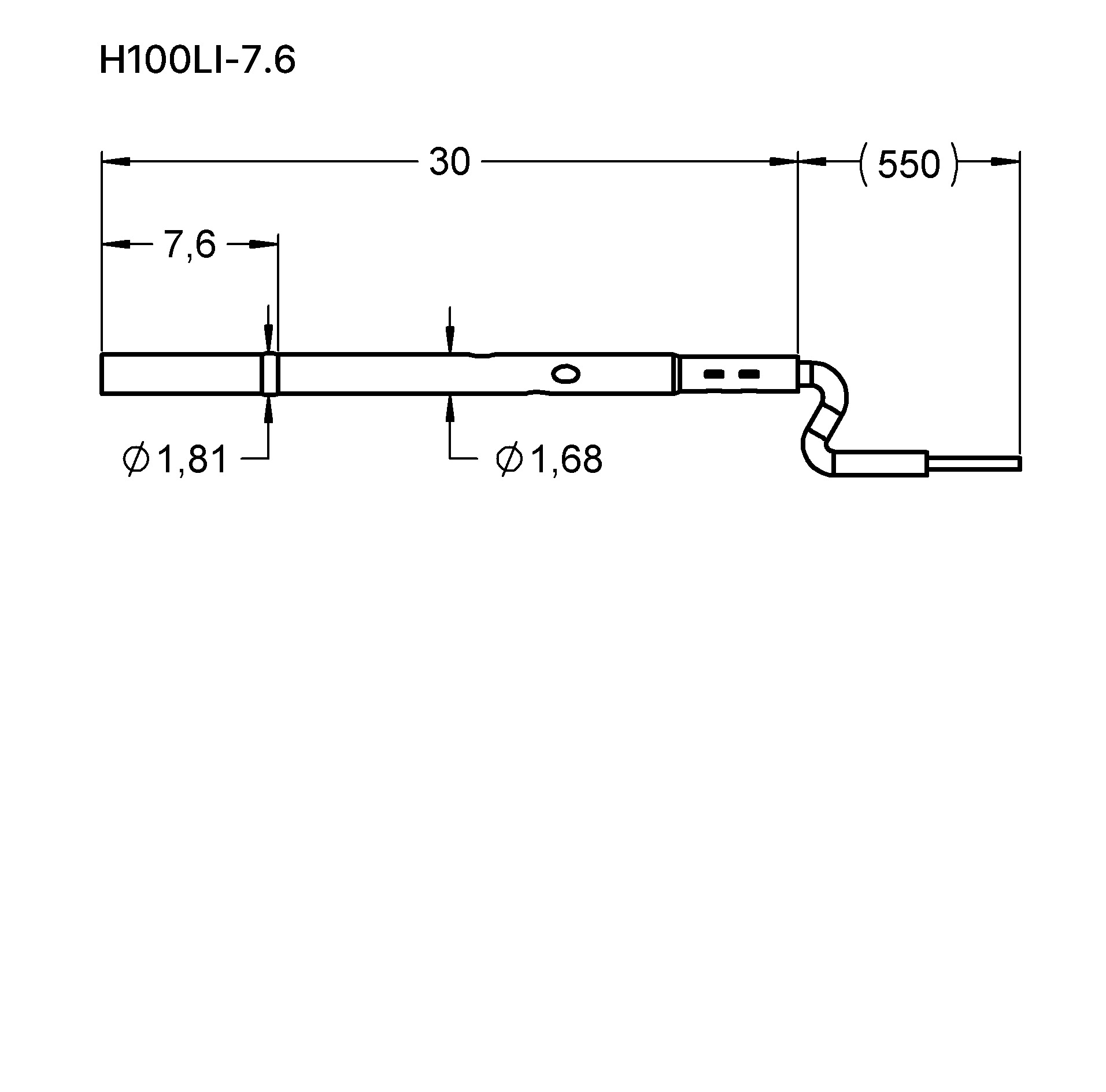 H100LI-7.6 ファミリー図面