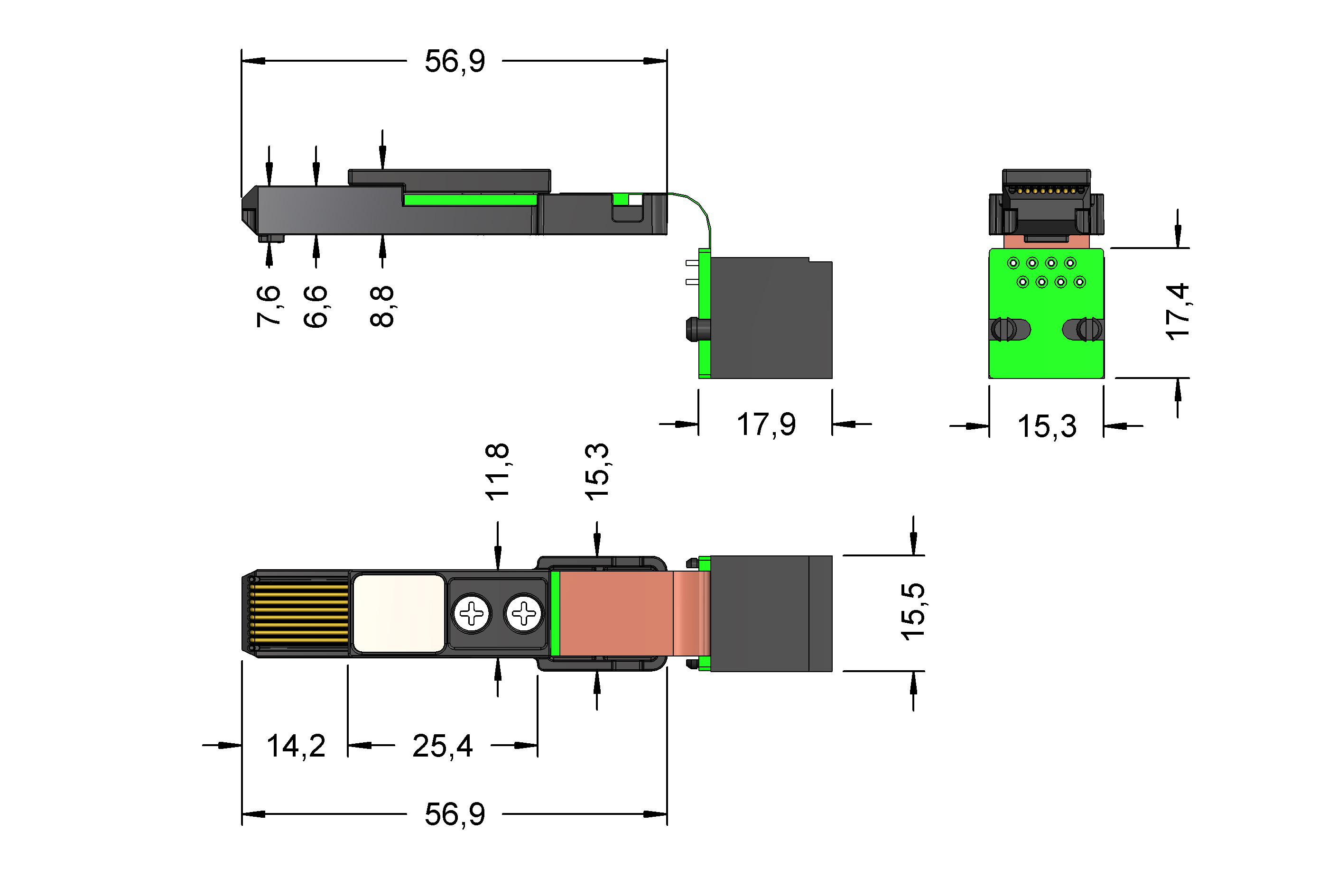 TC-P 201 008 RJ 45 F Bản vẽ gia đình
