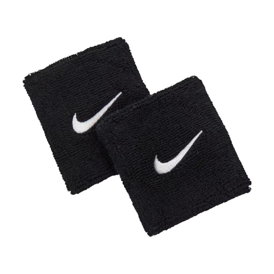 Nike Swoosh Classic Wristbands 2-Pack Black/White